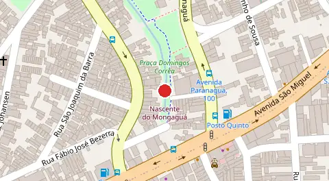Mapa da localização