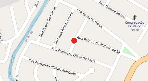 Mapa da localização