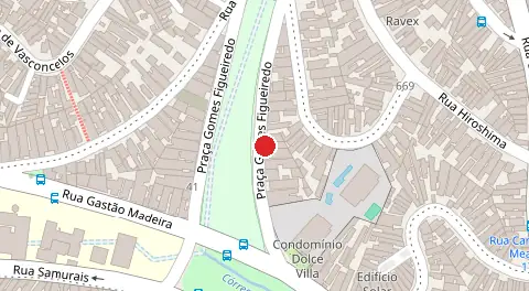 Mapa da localização