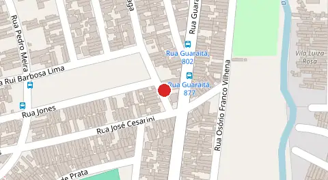 Mapa da localização