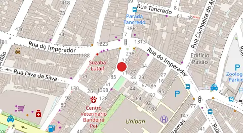 Mapa da localização