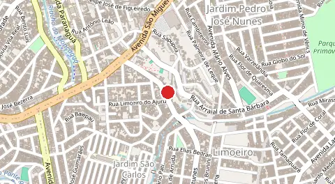 Mapa de Jardim Pedro José Nunes