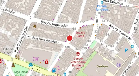 Mapa da localização