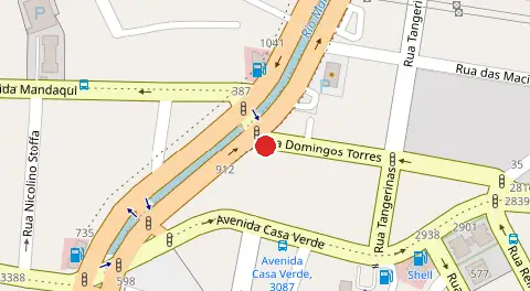 Mapa da localização