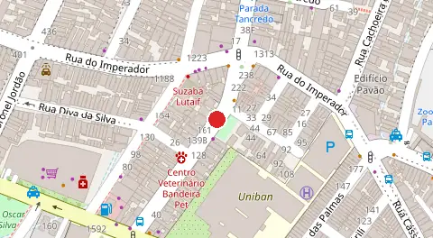 Mapa da localização