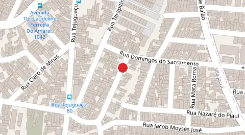 Mapa da localização