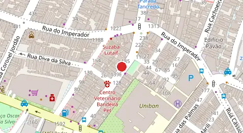 Mapa da localização