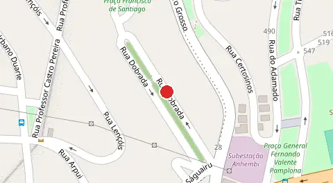 Mapa da localização