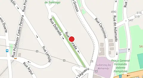 Mapa da localização