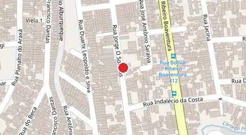 Mapa da localização