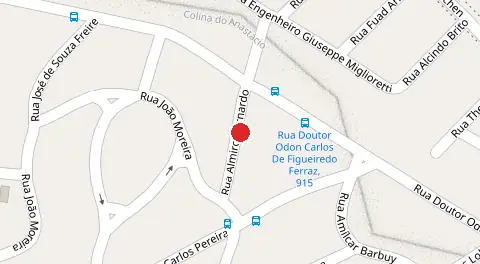Mapa da localização