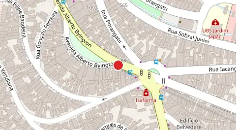 Mapa da localização