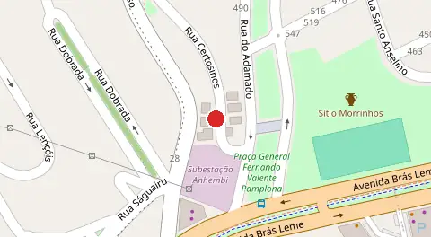 Mapa da localização