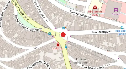 Mapa da localização