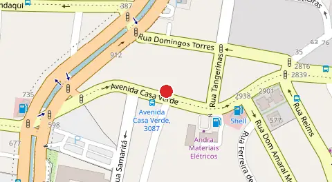 Mapa da localização