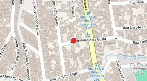 Mapa da localização