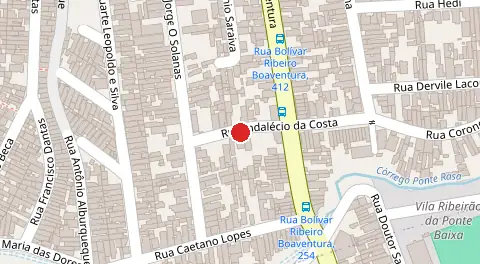Mapa da localização