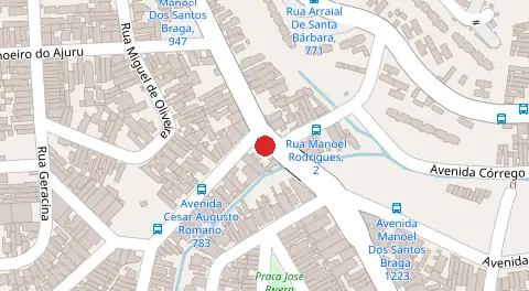 Mapa da localização