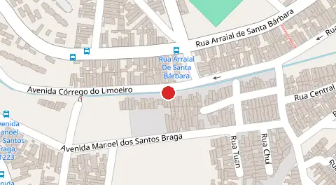 Mapa da localização