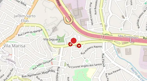 Mapa de Vila Jaguara