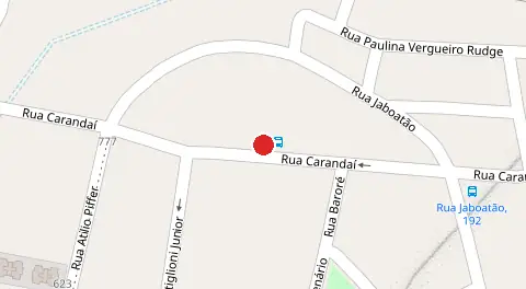 Mapa da localização