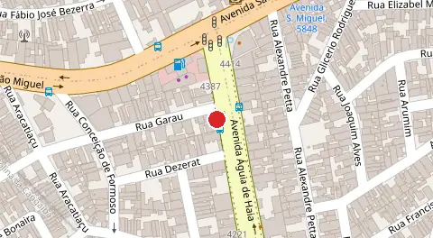 Mapa da localização