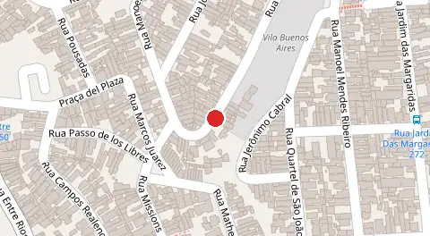 Mapa da localização