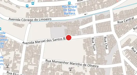Mapa da localização