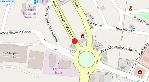 Mapa da localização