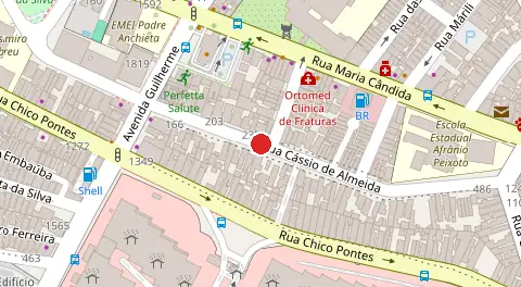 Mapa da localização