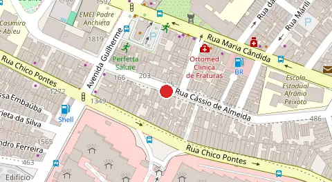 Mapa da localização