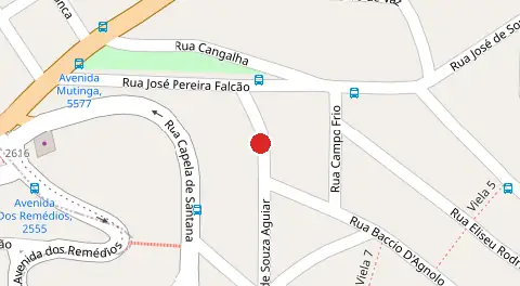 Mapa da localização