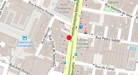 Mapa da localização