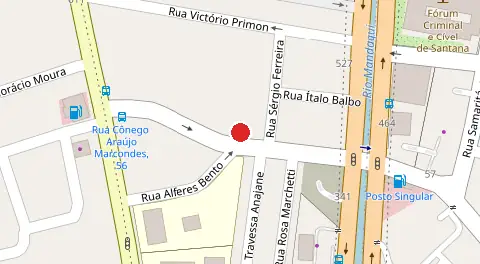 Mapa da localização