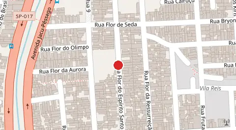 Mapa da localização