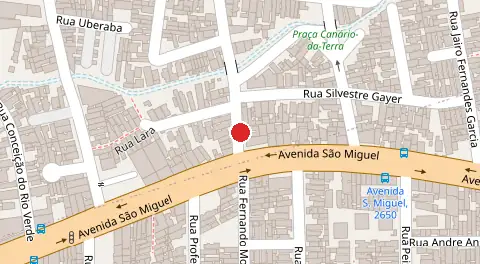 Mapa da localização