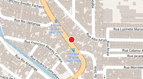 Mapa da localização