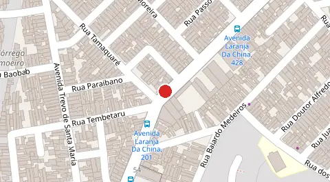 Mapa da localização