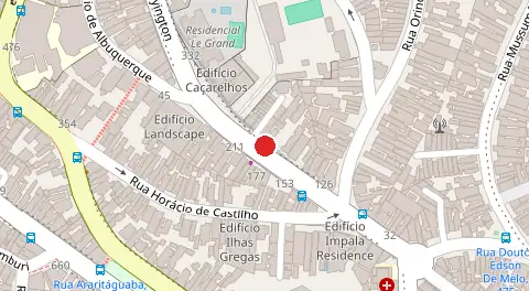 Mapa da localização