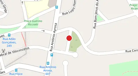 Mapa da localização