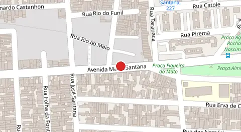 Mapa da localização