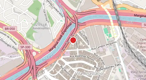 Mapa de Parque Residencial da Lapa