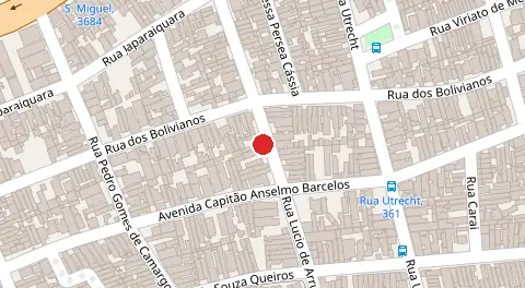 Mapa da localização