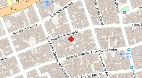 Mapa da localização