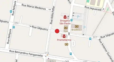 Mapa da localização
