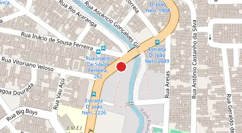 Mapa da localização