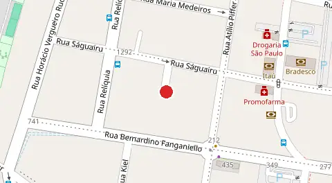 Mapa da localização