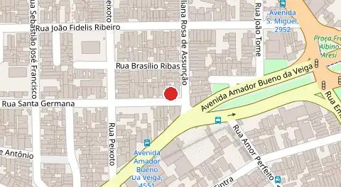 Mapa da localização