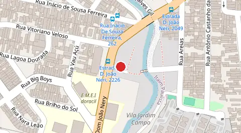 Mapa da localização