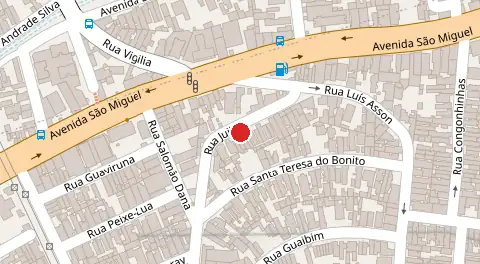 Mapa da localização